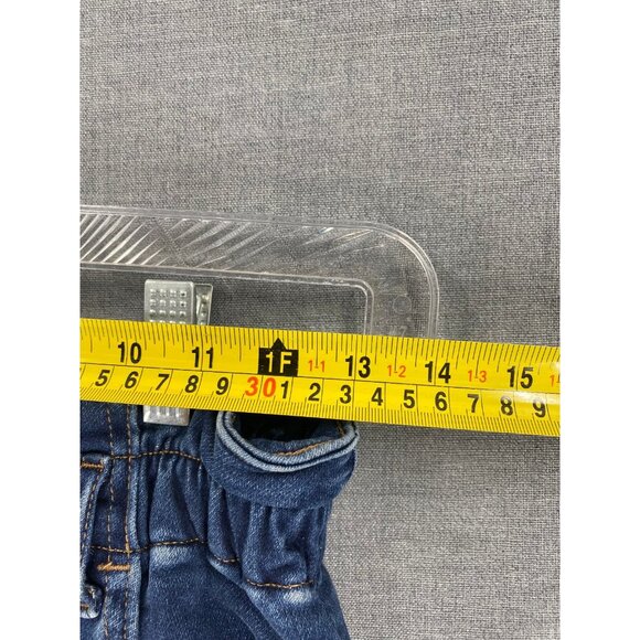 Express Jogger Jeans Super High Rise Womens 8R Dark Wash Baggy Barrel Leg Denim - Picture 5 of 8